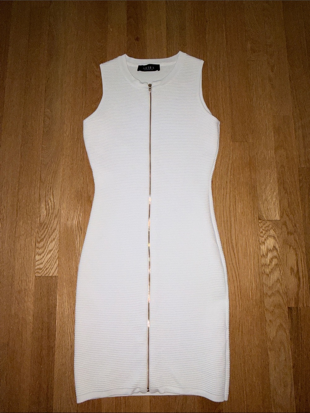 AKIRA White Bandage Dress Midi